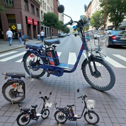 صورة دراجة كهربائية عالية الأداء بمقاس 22 إنش